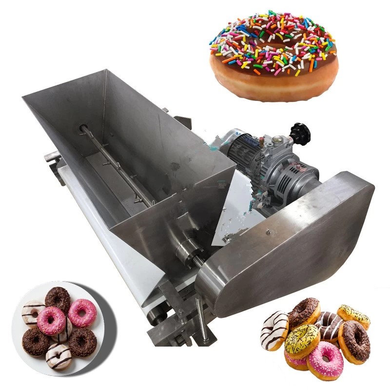 porcelana Máquina automática para esparcir cobertura de pasteles, diseño más nuevo, máquina rociadora de chocolate fabricante