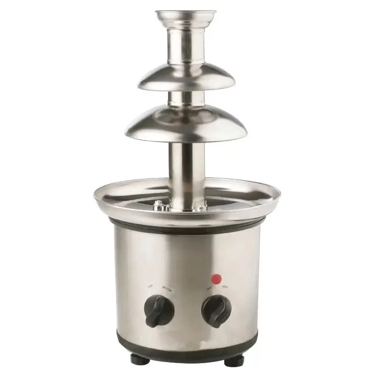 China New Design Professional Stainless Steel Detachable Chocolate Fountain Chocolate Fountain for Commercial Use manufacturer