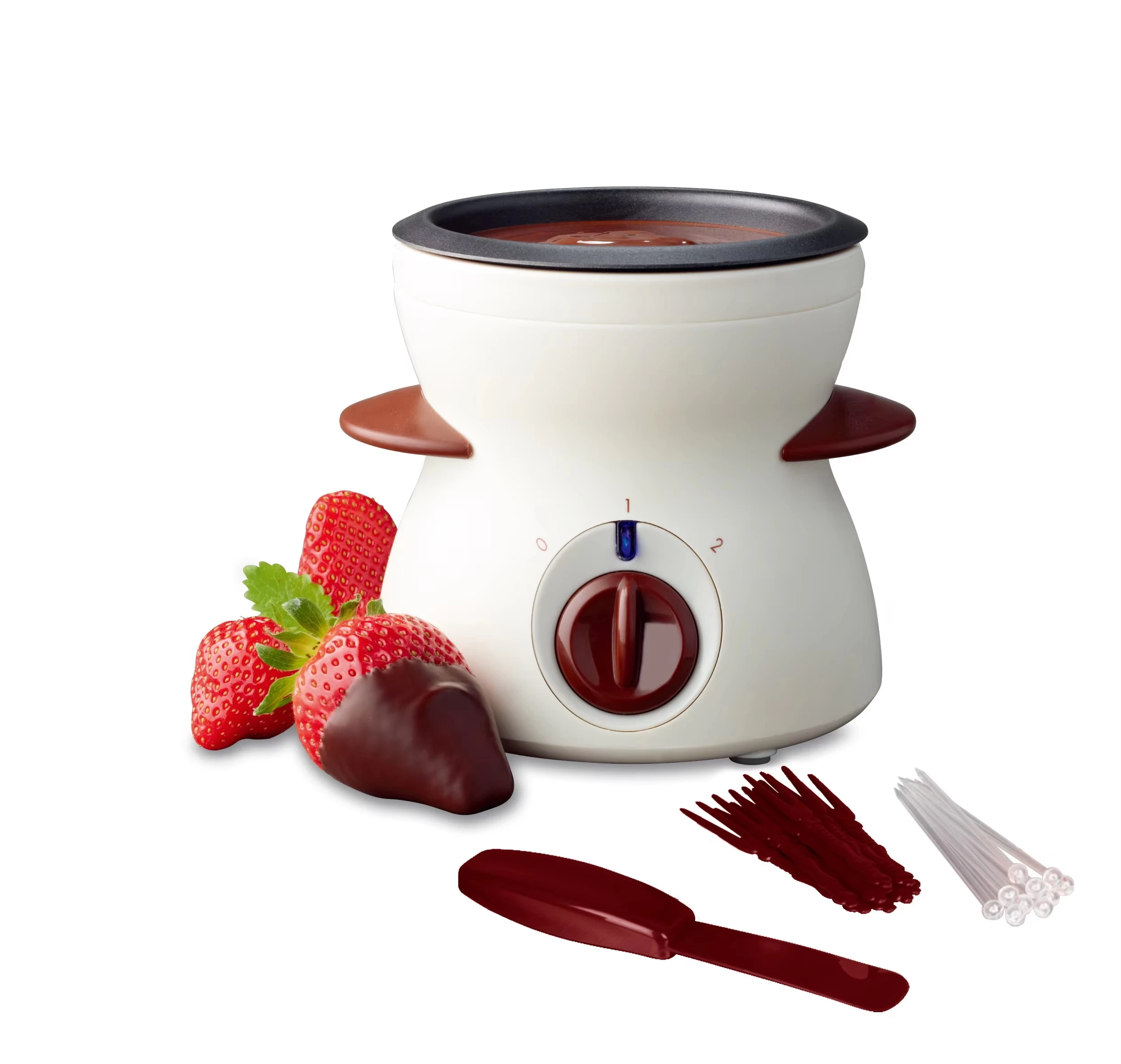 China Máquina de fondue de chocolate elétrica Comercial Hot Chocolate Melting Pot Electric Chocolate Cheese Fondue fabricante