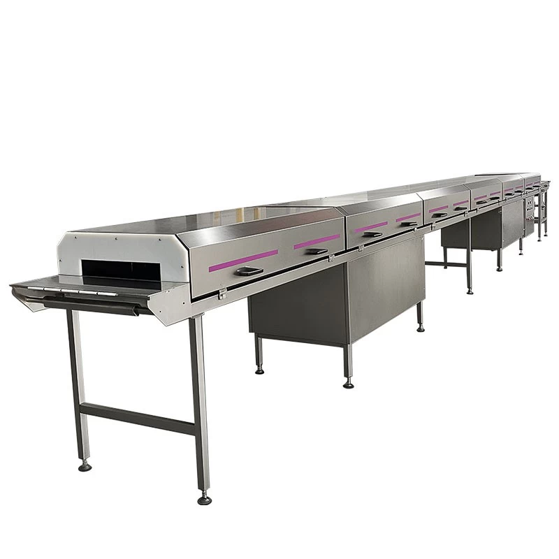 Custom Design Stainless Steel Food Cooling Tunnel Conveyor and Chocolate Equipment - COPY - d913if