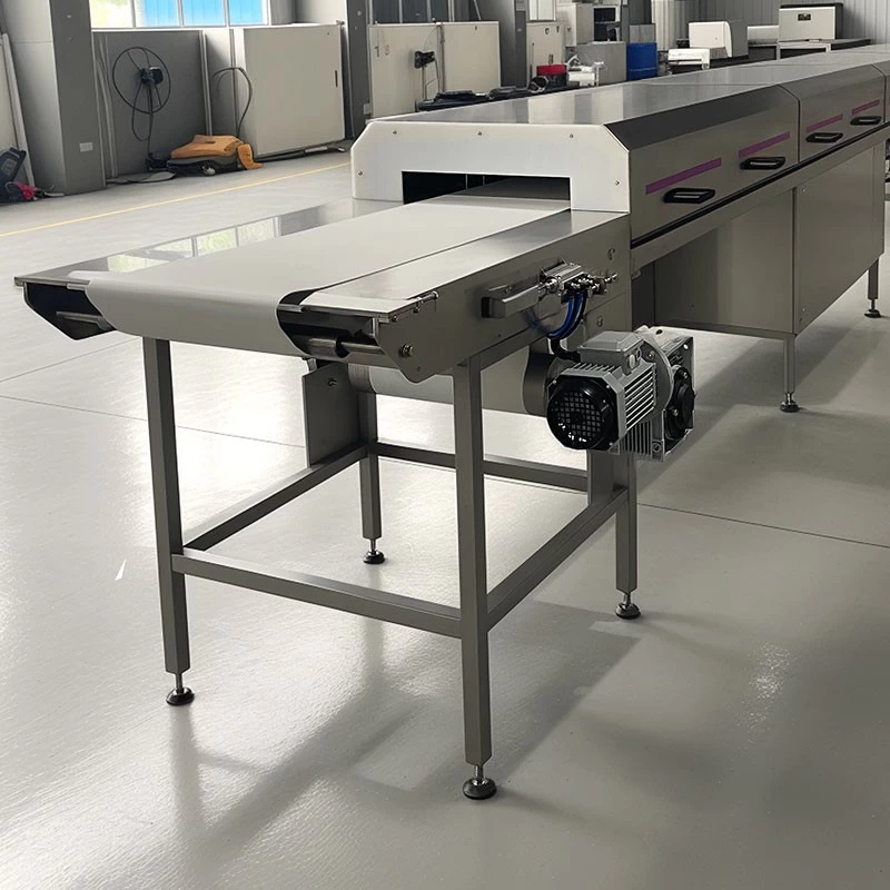 Cina Custom Design Stainless Steel Food Cooling Tunnel Conveyor and Chocolate Equipment - COPY - d913if produttore