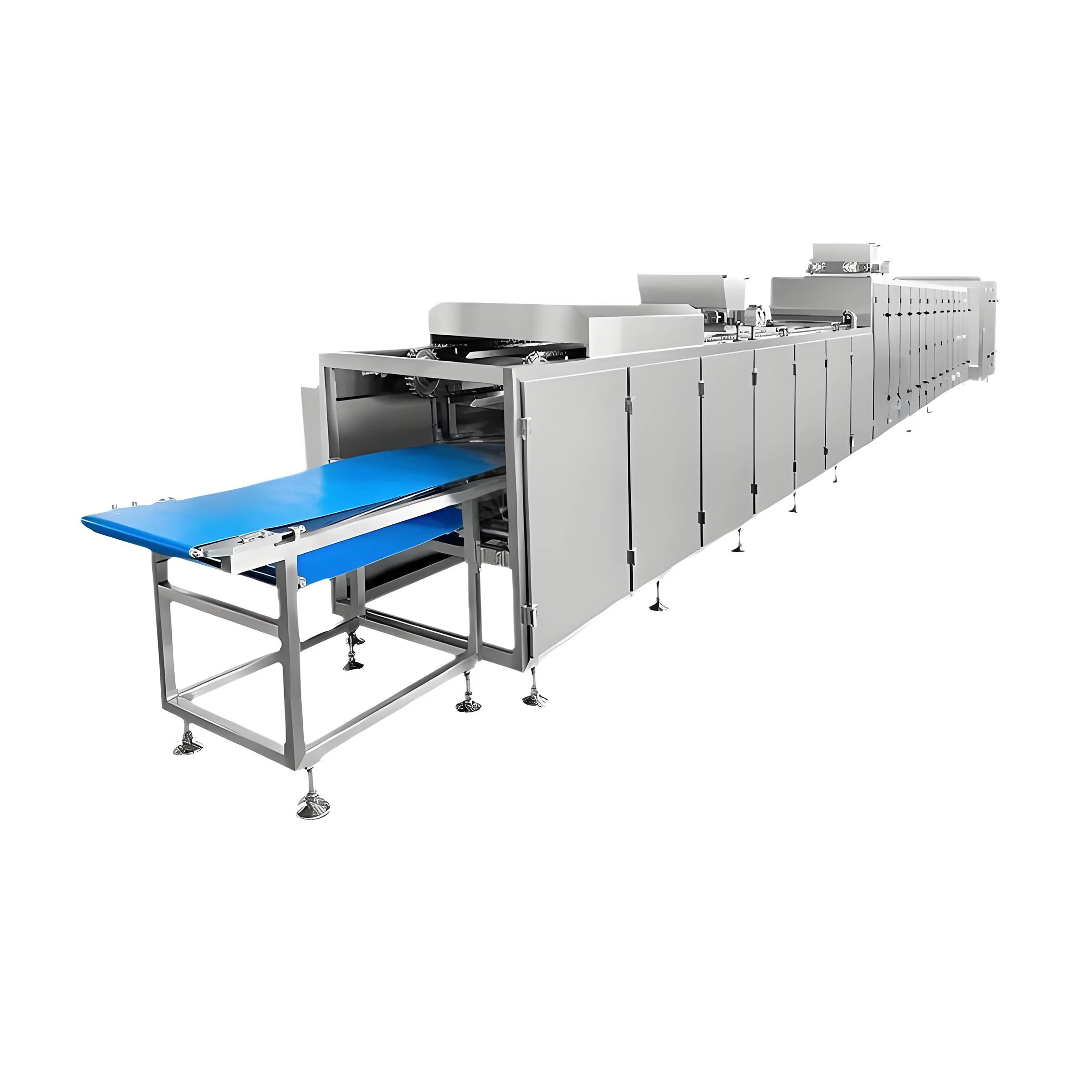 China Fábrica de túnel de resfriamento de chocolate com correia transportadora personalizada na China fabricante