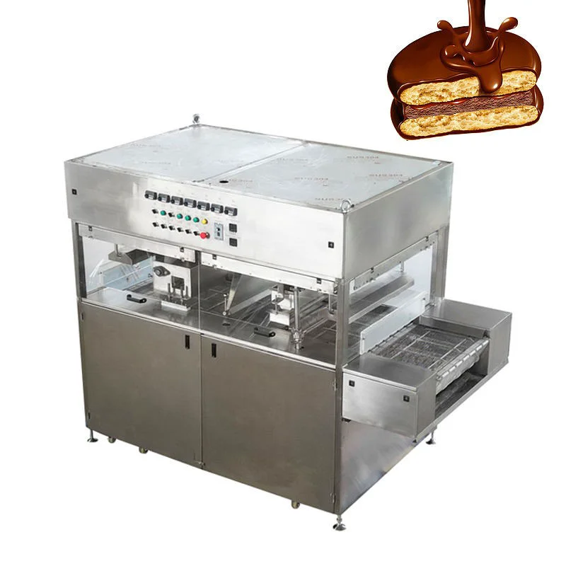 Κίνα China Chocolate Melting & Enrobing Line for Snack Food Chocolate Enrober κατασκευαστής