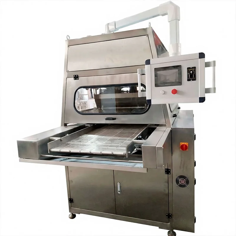 Chine Machine de revêtement de chocolat en Chine avec usine de tunnel de refroidissement fabricant