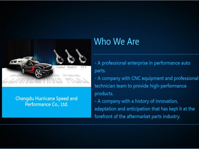 Who we are - Hurricane Speed & Performance(Connecting Rod)