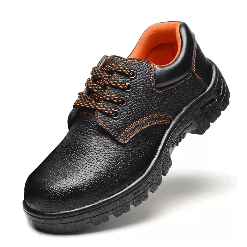 HS2120 Очень дешевая верхняя противоскользящая резиновая подошва из полиуретана с железным носком, защитная обувь с защитой от проколов