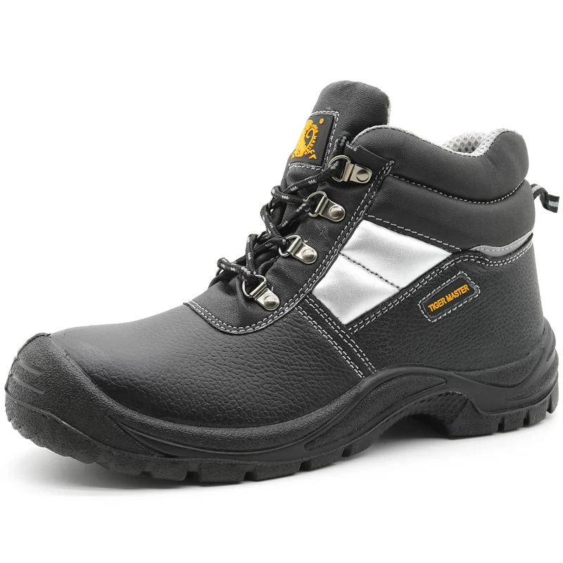 TM004 오일 방수 미끄럼 방지 펑크 방지 강철 발가락 정전기 방지 산업 안전 신발