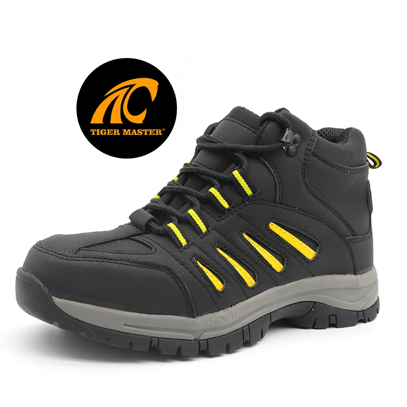 China TM241 antiderrapante sola de borracha eva biqueira de aço proteção anti perfuração sbp botas de sapato de segurança para homens fabricante