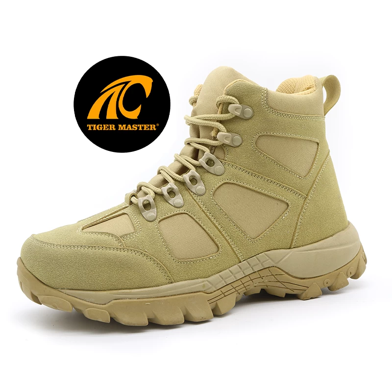 TM141 Anti slip shock absorption eva rubber sole non safety outdoor hiking boots shoes