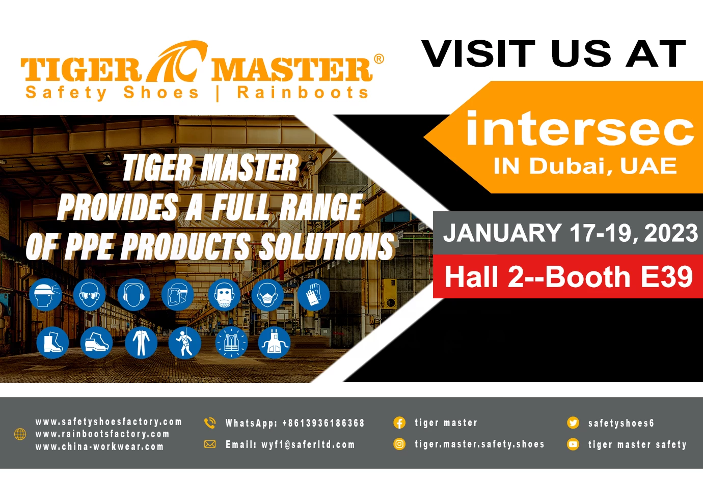 China Welcome to visit us at INTERSEC in Dubai UAE. manufacturer