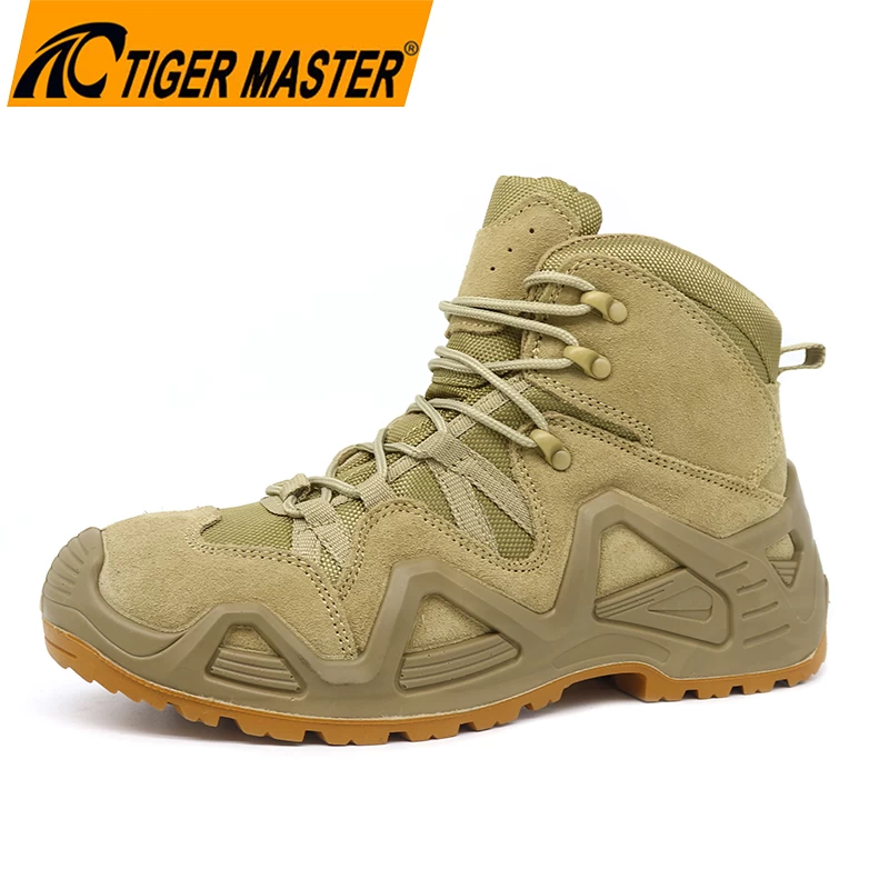 TM1903 Anti slip rubber sole non safety light weight outdoor climbing hiking shoes for men