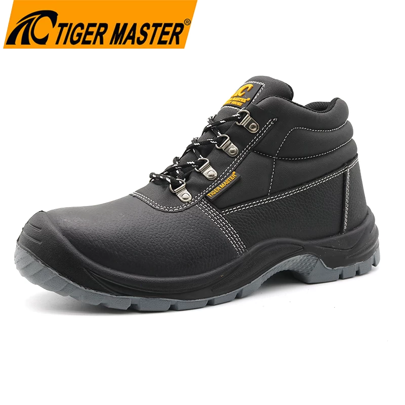 TM008 CE zapatos de seguridad con punta de acero a prueba de pinchazos resistentes al agua y al aceite para hombres industriales