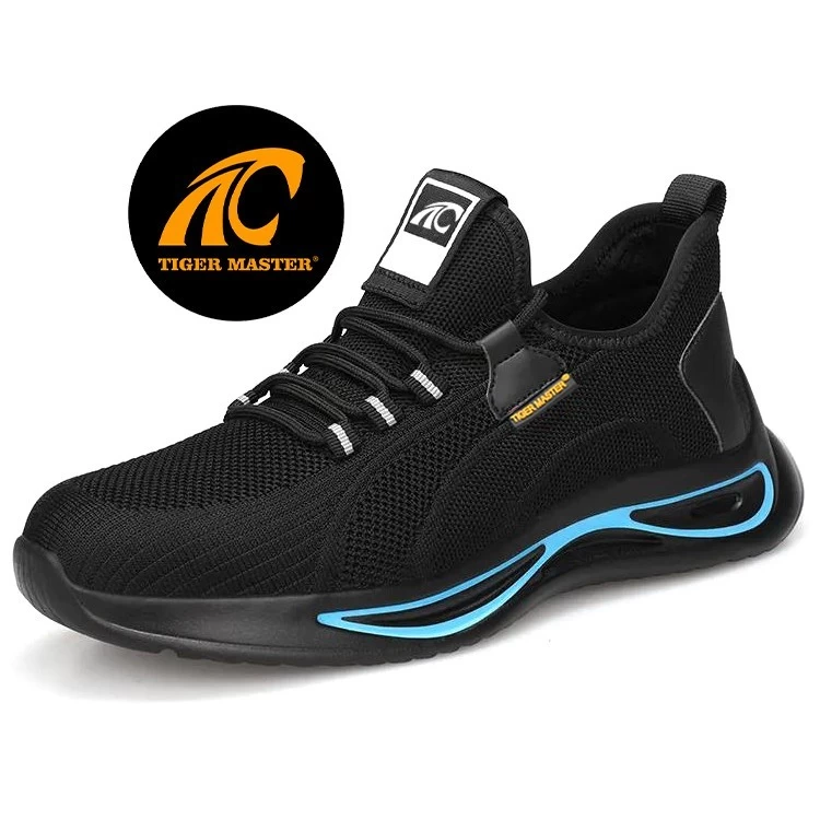 Китай TM3055 противоскользящая полиуретановая подошва модная защитная обувь для кроссовок для мужчин со стальным носком производителя
