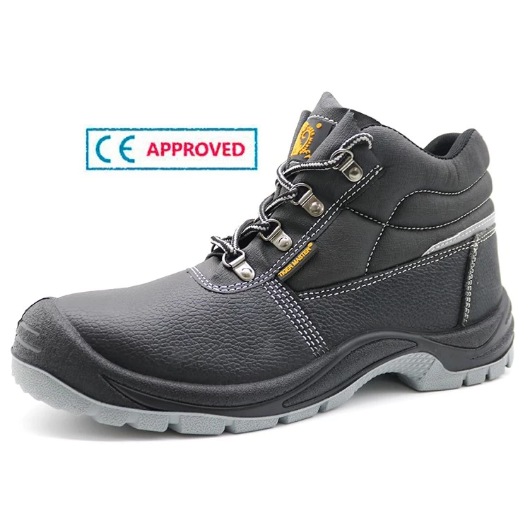 TM024 Black anti-slip steel toe puncture proof industrial safety shoes for men - COPY - 9bj15w