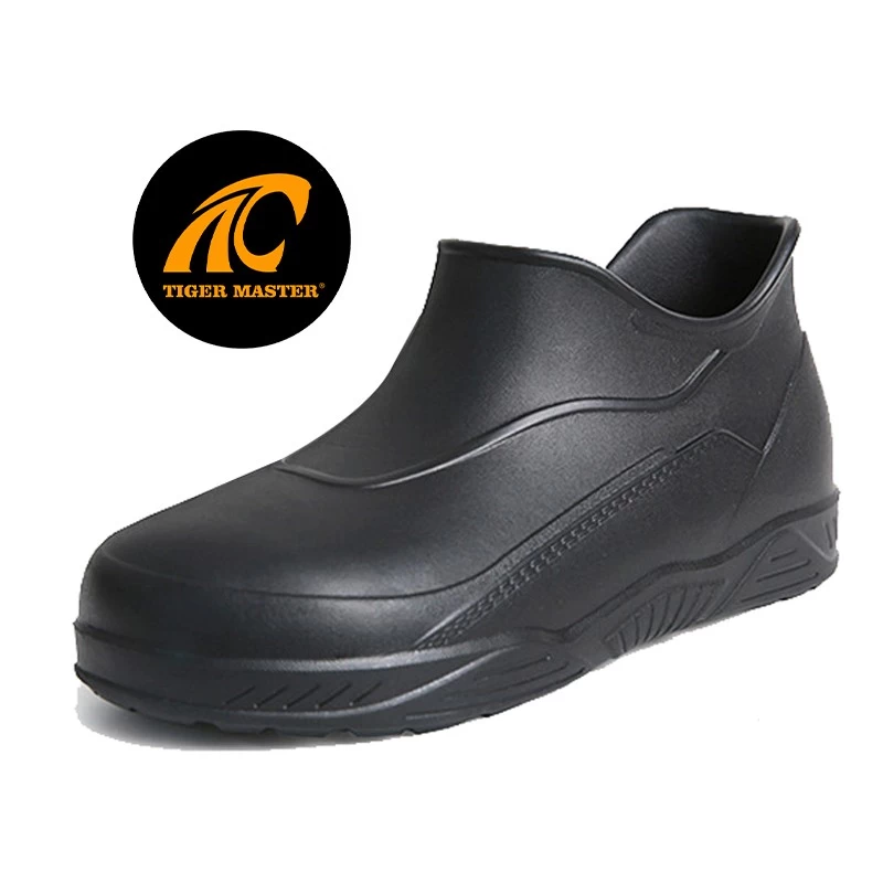 Chaussures de chef de cuisine EVA, antidérapantes, à cheville haute, imperméables, bout en acier, sécurité, TM3115