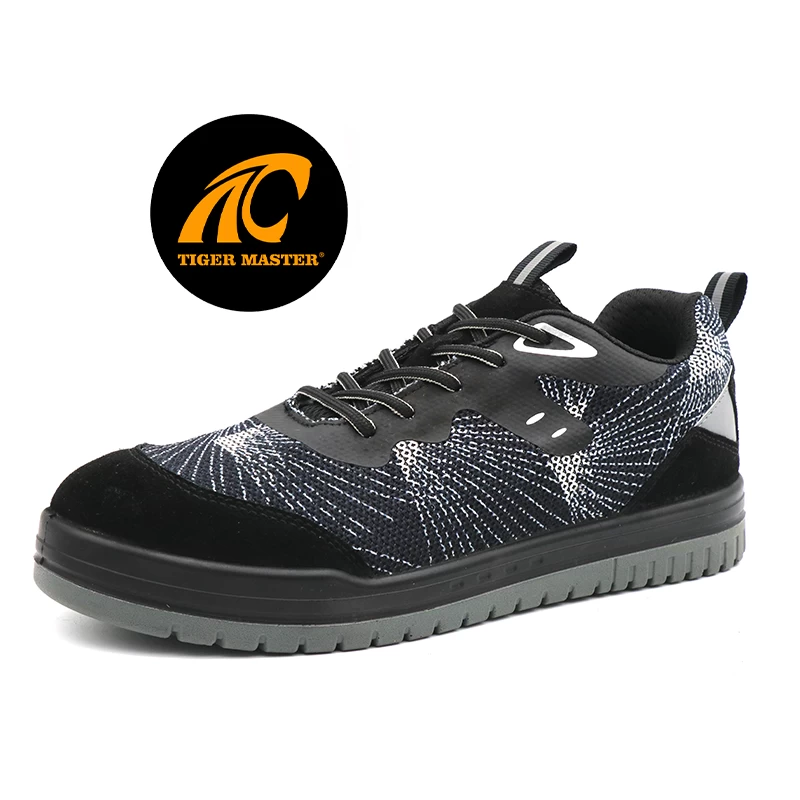 TM295 CE anti-slip metal free sport type safety shoes for men with composite toe