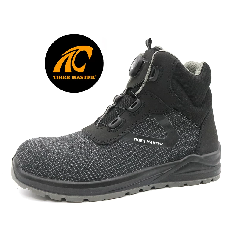 TM268H Fast lock system non-slip composite toe safety boots for men