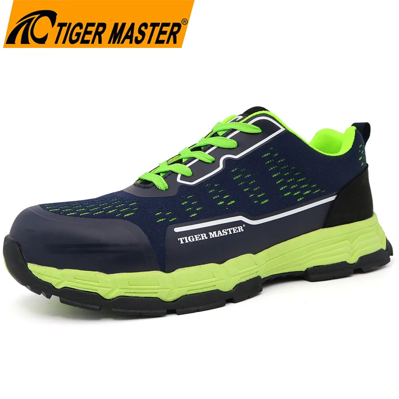 Chaussures de sécurité sportives à semelle en caoutchouc EVA TM298, bout en fibre de verre