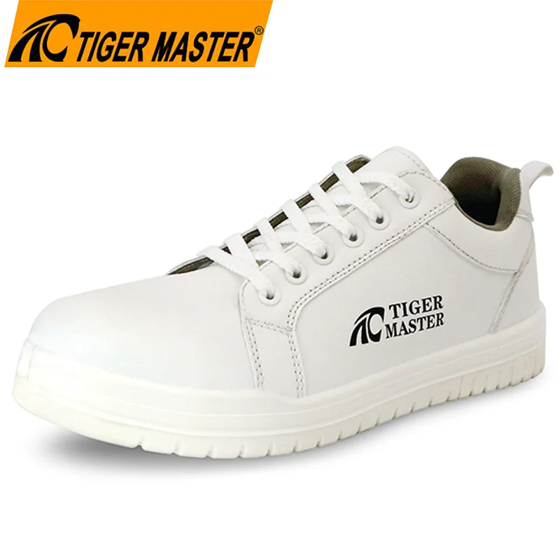 TM2003 scarpe antinfortunistiche da cucina antiforatura con punta in fibra di vetro bianca