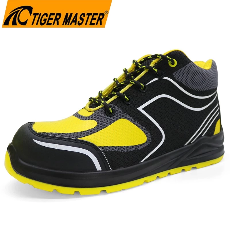 China TM297 Sapatos de segurança esportivos antiderrapantes e antiestáticos com biqueira de aço fabricante