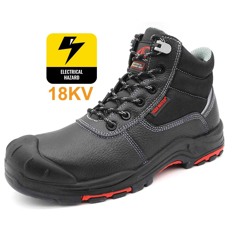 TM085R Scarpe antinfortunistiche elettriche con suola in gomma, isolamento 18KV, punta in composito