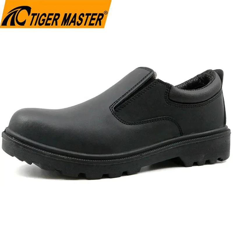 TM086 Scarpe antinfortunistiche executive antiscivolo con puntale in acciaio e antiperforazione