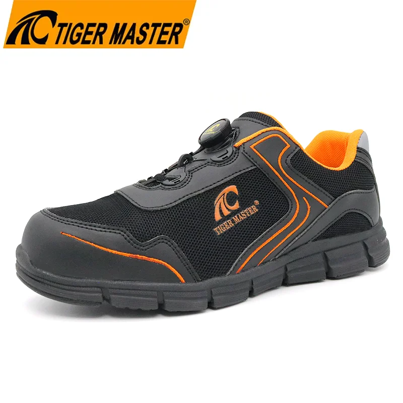 TM2013 chaussures de sécurité anti-crevaison à bout en acier à verrouillage par torsion