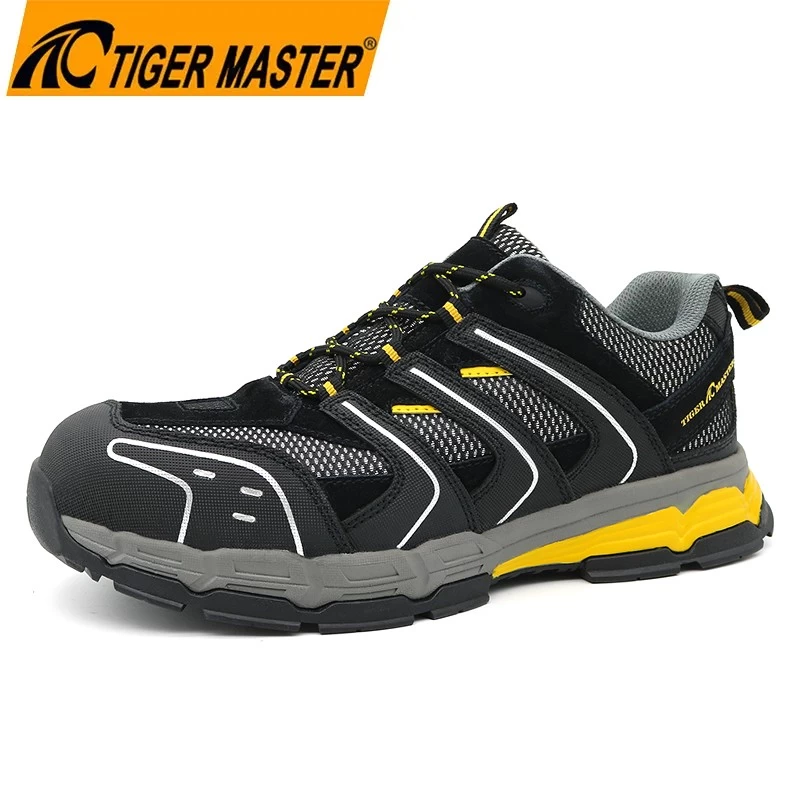 TM2034 Fashion Sport Work Safety Scarpe con punta in fibra di vetro