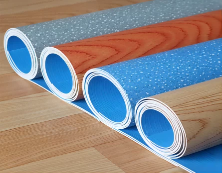 China Rolo de piso de vinil de couro de PVC de plástico de fornecimento de fábrica fabricante