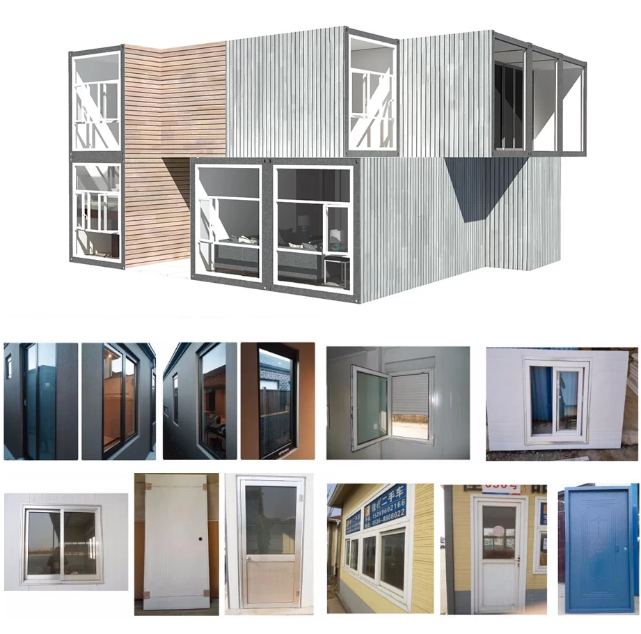 China Anpassbare Aluminium -Schiebetüren & Fenster: Großhandelsoptionen für Prefab Housing Hersteller