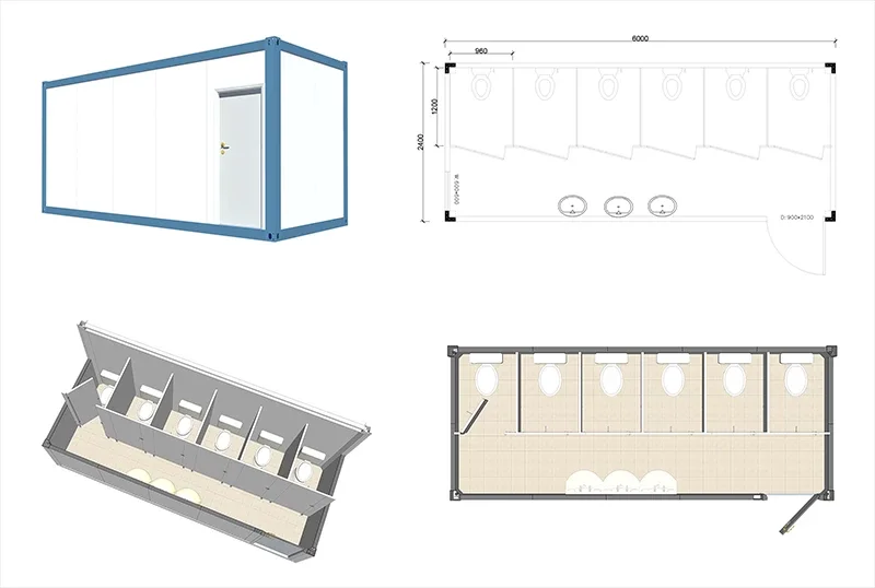 prefab toilet wholesales China