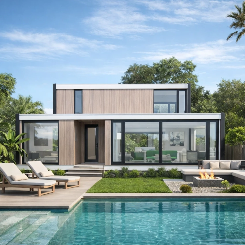 prefab villas luxury supplier china