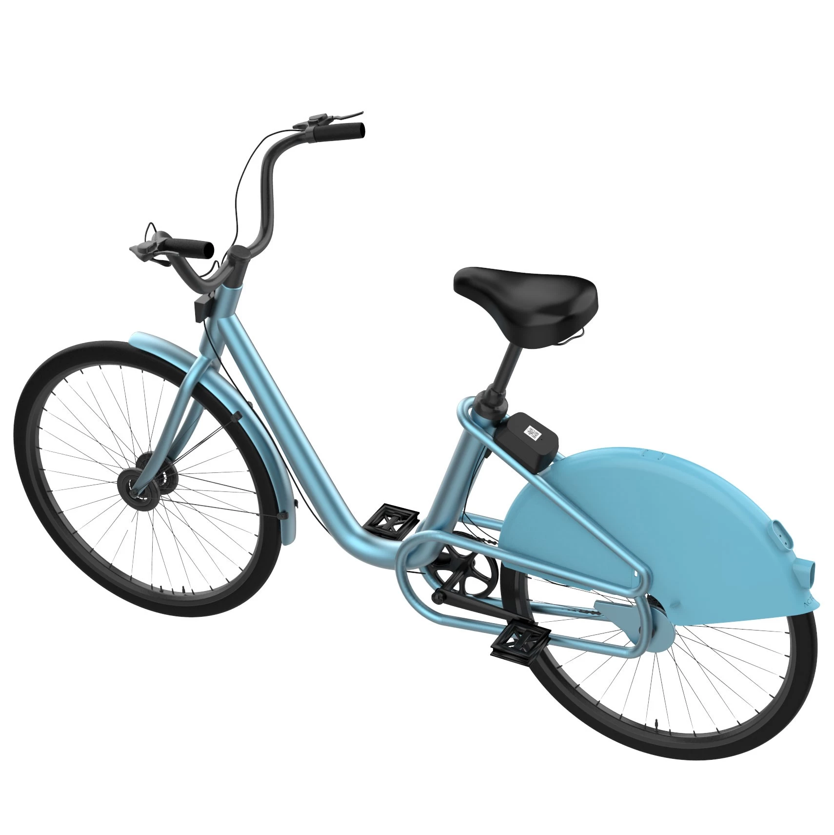 자전거 공유 시스템용 M136 IoT 장치 대여 자전거 전자 자전거 QR GPS 추적 시스템으로 잠금 해제 및 잠금