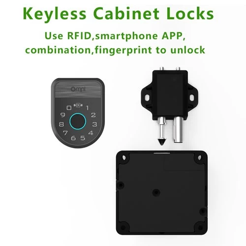 No Drilling Keyless Cabinet Locks Invisible Lock for Cabinets Drawers Safety Box