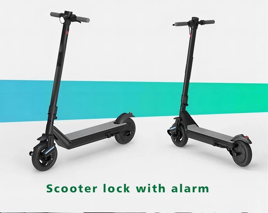 electric scooter lock with alarm