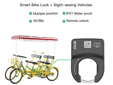 ¿Qué puede hacer el candado inteligente para bicicletas por los vehículos turísticos?