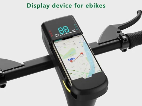 How can Display Devices Assist Shared Electric Bikes?