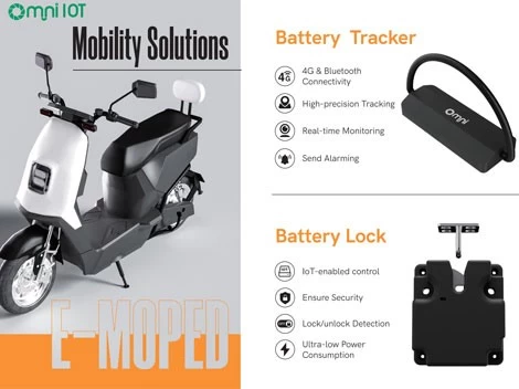 How to Prevent E-moped Loss with IoT GPS Tracker and SAAS Platform?