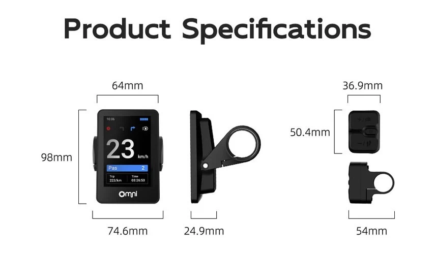 electric bike meter display