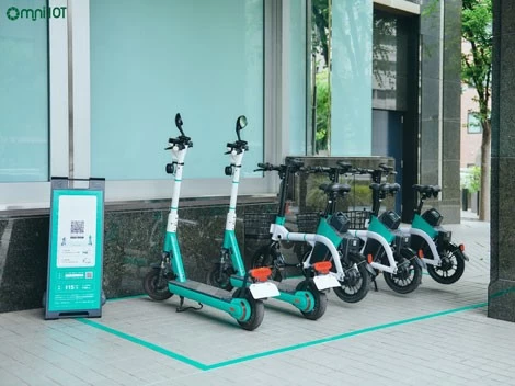 Bloqueo de bicicleta inteligente habilitado para IoT para operaciones públicas de bicicleta electrónica perfecta