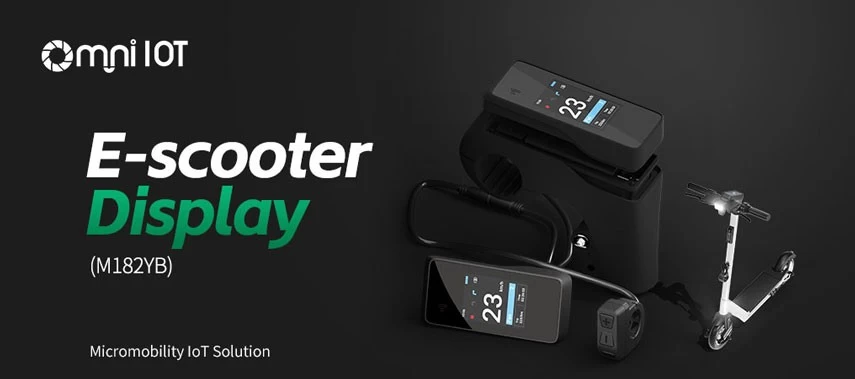 electric scooter with screen