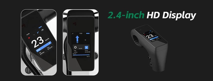 scooter with digital display