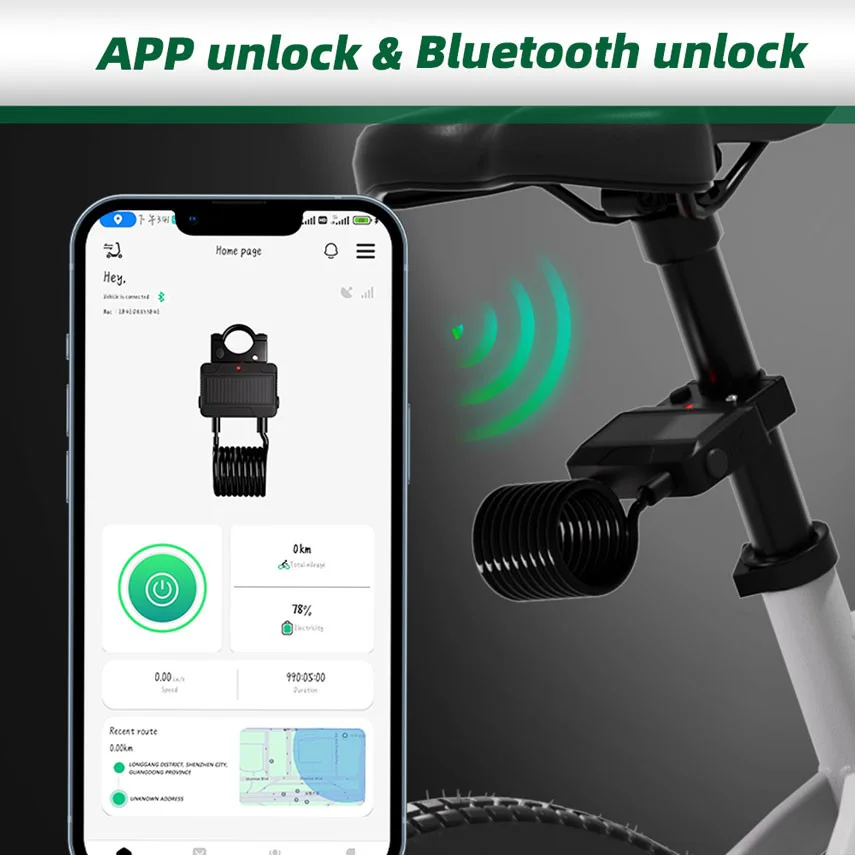 bluetooth bike lock