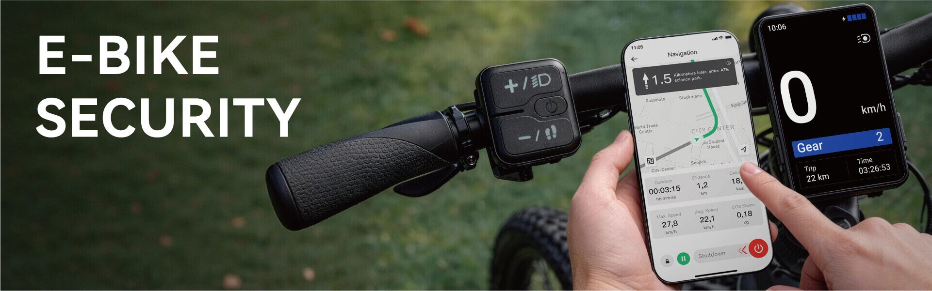 전기자전거용 IoT 디스플레이