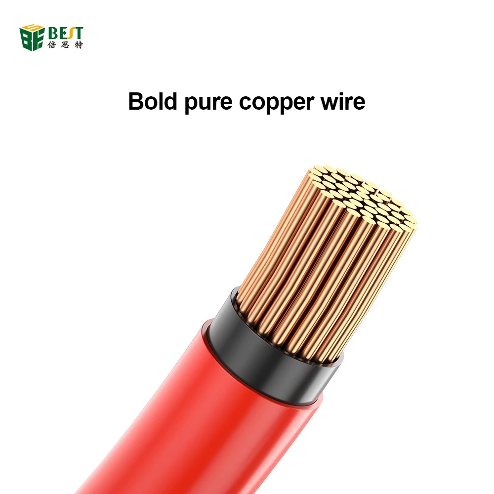BST-040-JP pressure 2000V 20A antifreeze banana double-head connection test soft silicone wire all copper bold suitable for various test connection calibration