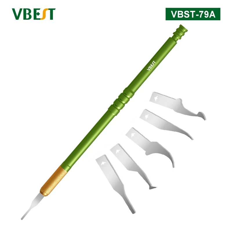China Conjunto de lâminas de reparo para remoção de cola IC da placa-mãe do telefone móvel, Besttool VBST-79A fabricante