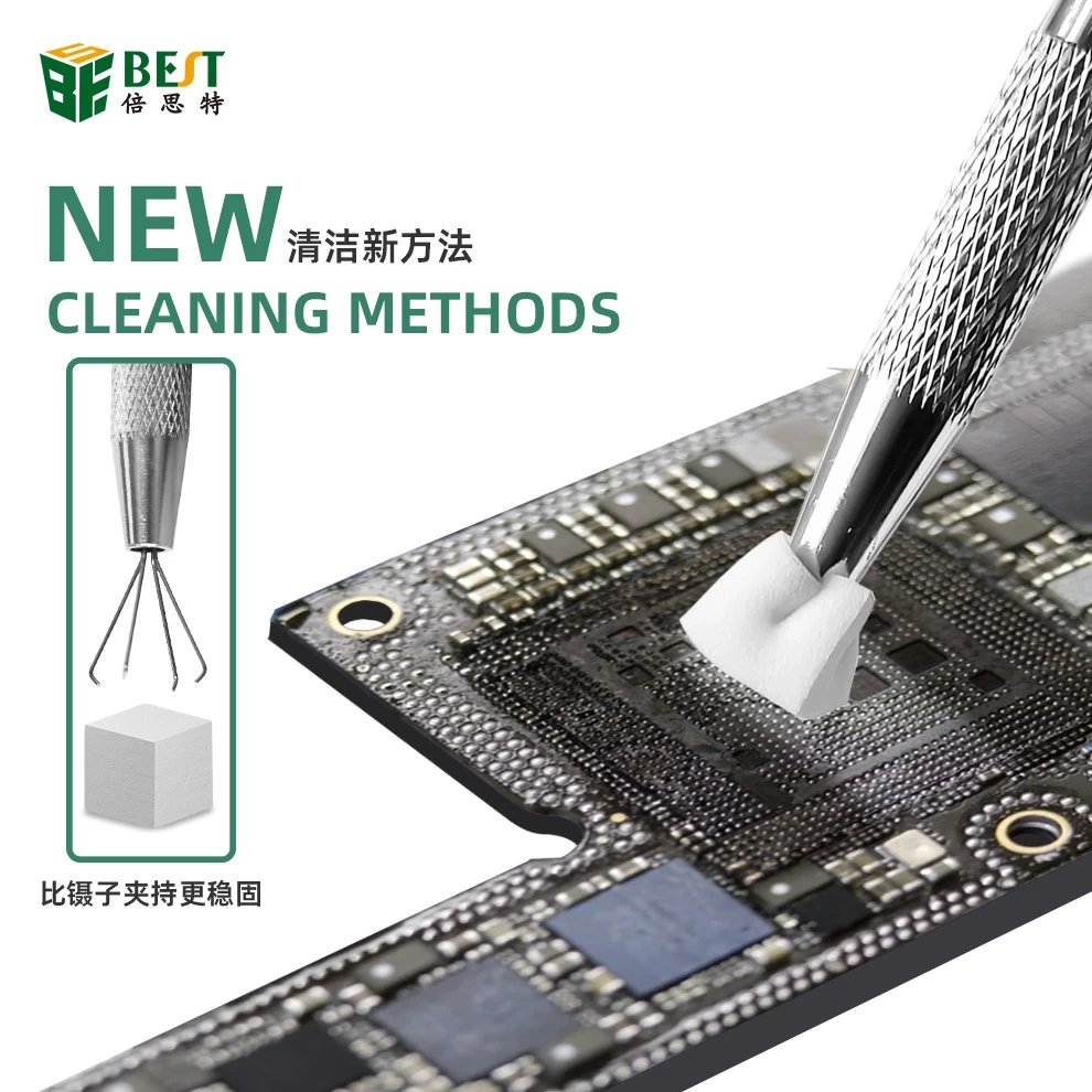 China Hochdichter Reinigungsschwamm für Motherboards, Hersteller von Reinigungswerkzeugen in China, bestes Werkzeug im Großhandel für die Reparatur von Mobiltelefonen Hersteller