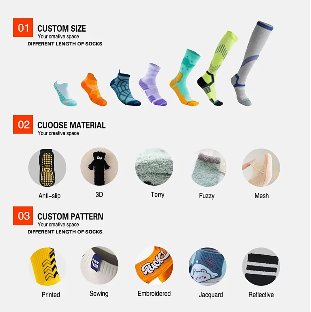 OEM Sports Running Socks