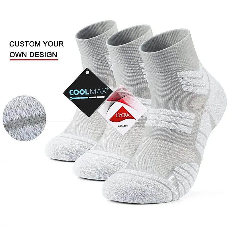 Κίνα Κάλτσες συμπίεσης ανδρικών ανδρών - Coolmax Quick Dry & Semless Sports Socks κατασκευαστής