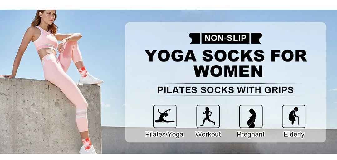 B2B wholesale tie-dye yoga socks